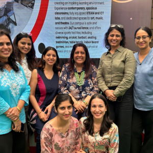 Teachers of The Nurtuary Preschool Panchkula participating in Eduthon 2024 training session with ECA-APER President Dr. Swati Popat Vats