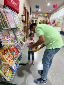 Book fair preschool activities at The Nurtuary Preschool in Sector 20 Panchkula