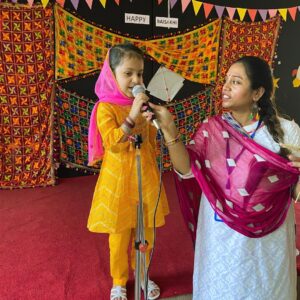 Kids at The Nurtuary Preschool celebrating Baisakhi with fun activities - Ranked Number 1 Preschool in Panchkula