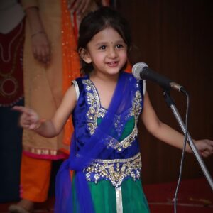 Children participating in rhyme recitation activities at The Nurtuary Preschool, ranked number 1 playschool near Sector 20 Panchkula.